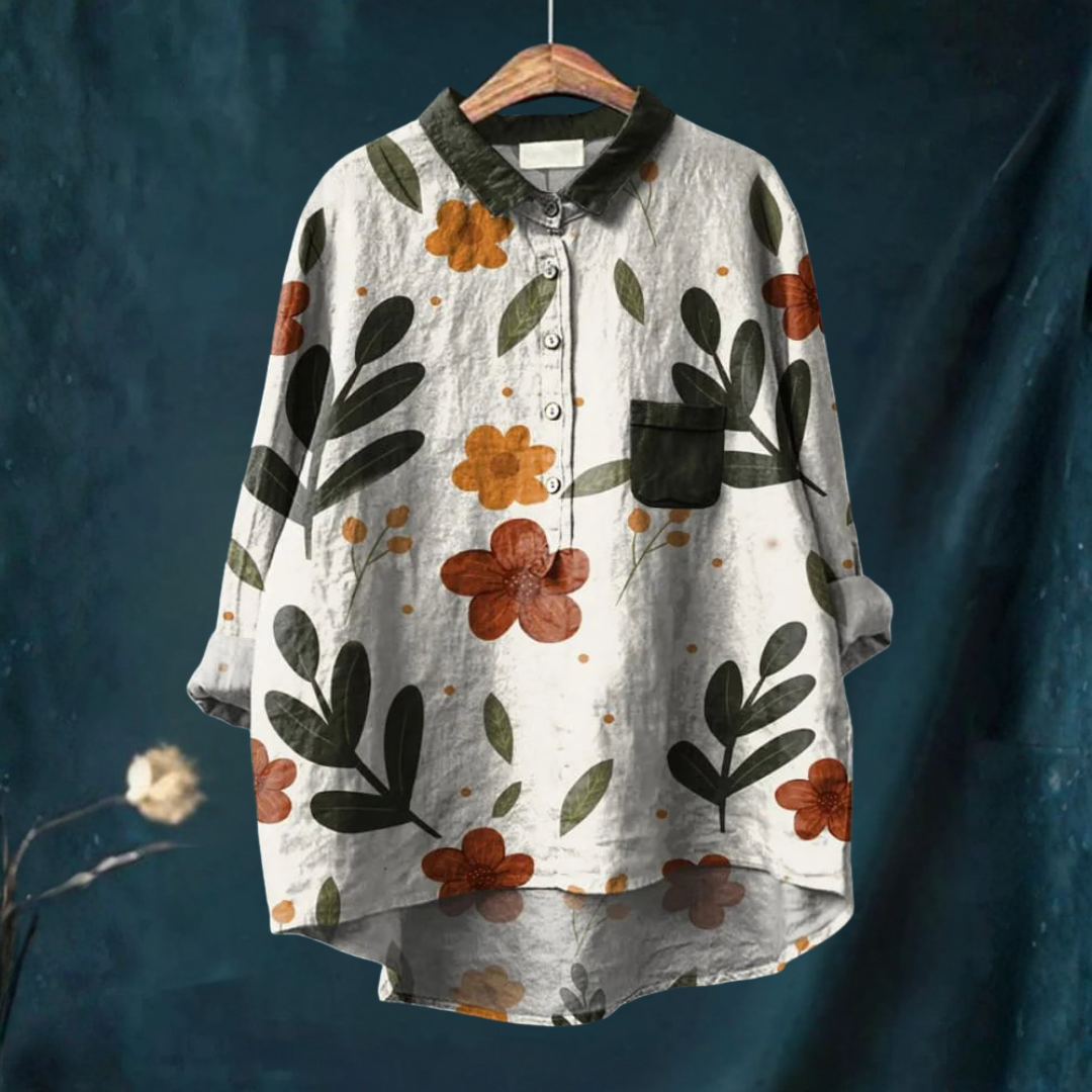 Koda™ - Chemise Artistique à Motif Végétal
