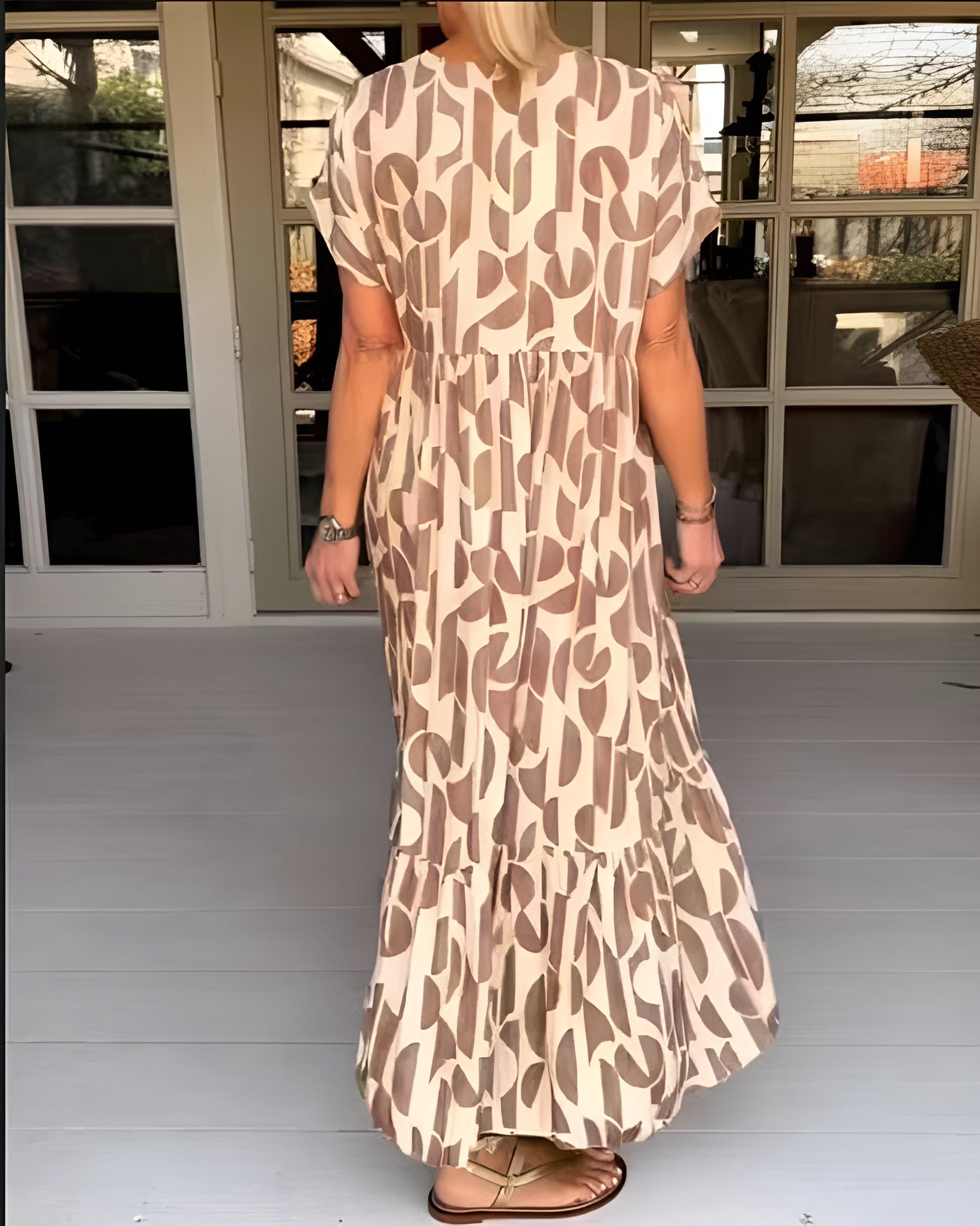 Colette | Robe fluide à col V