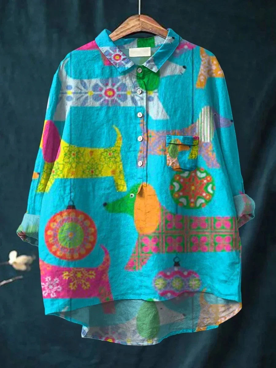 Uluru™ - Chemise Artistique Chat