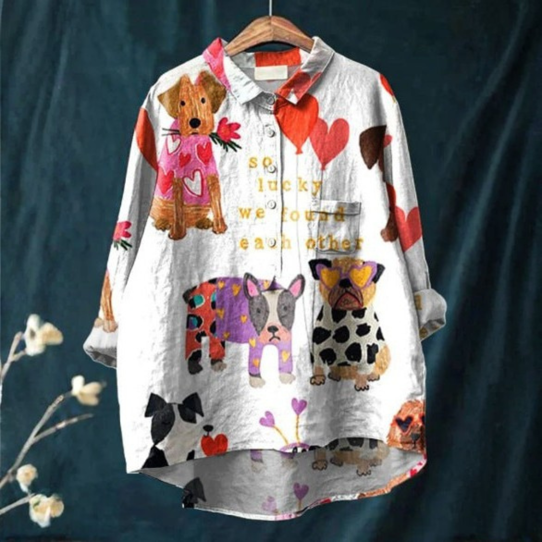 Lola™ - Chemise artistique pour chien