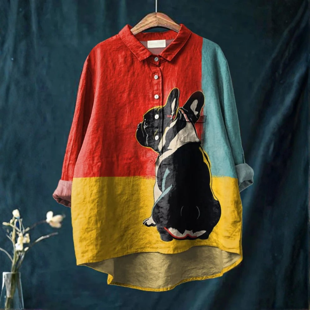 Miller™ - Chemise artistique avec chien