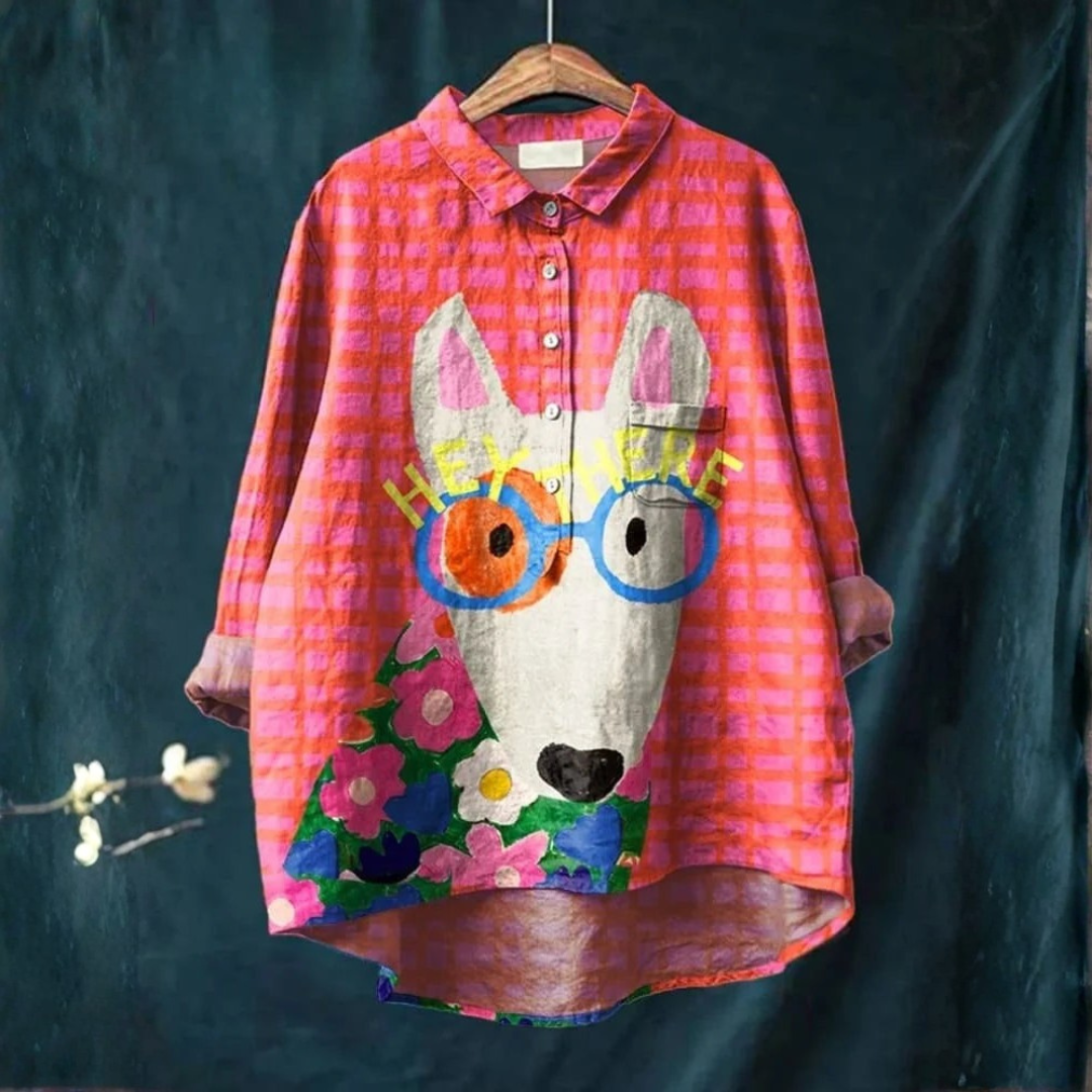 May™ - Chemise artistique chien