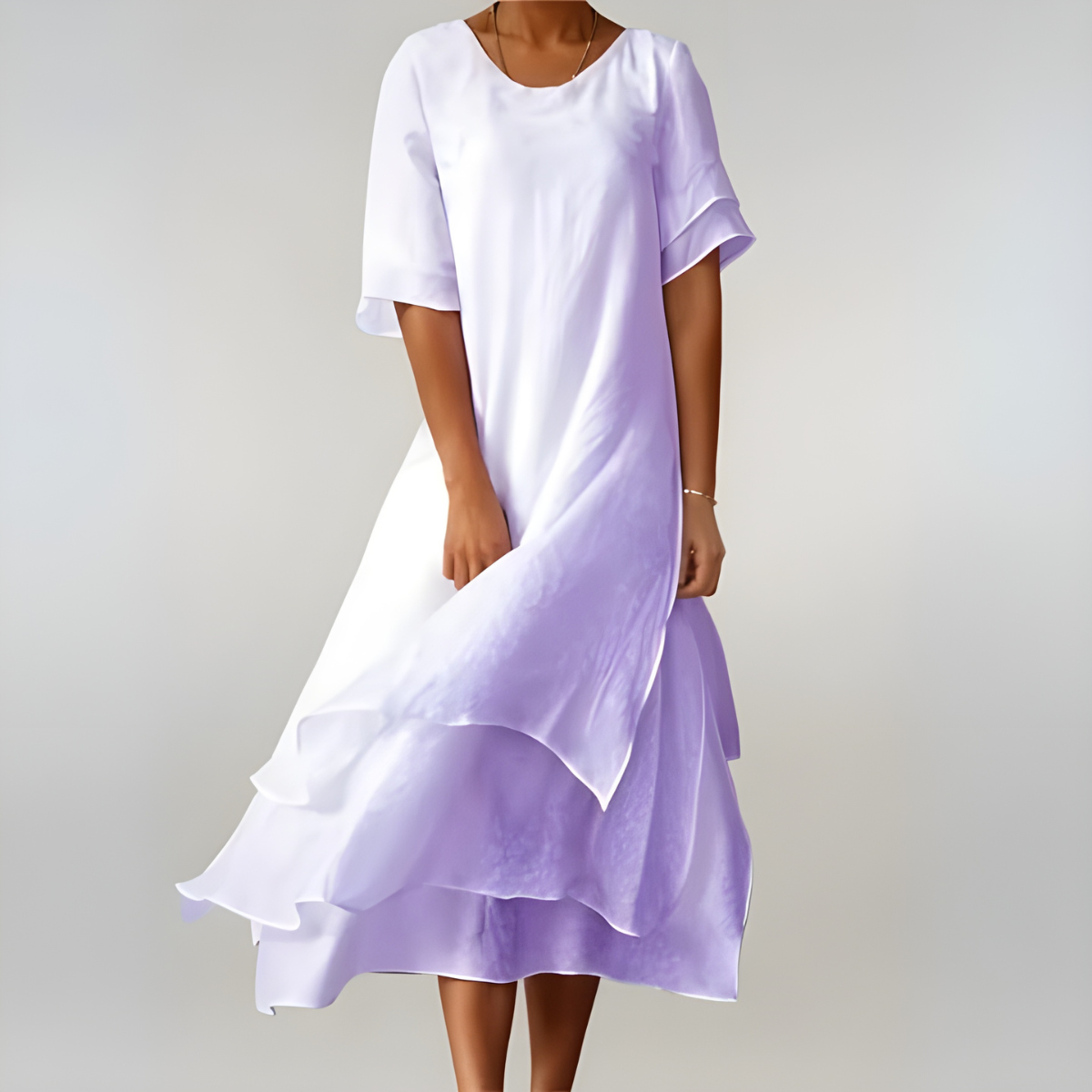 Agnès | Robe longue en coton légère et élégante