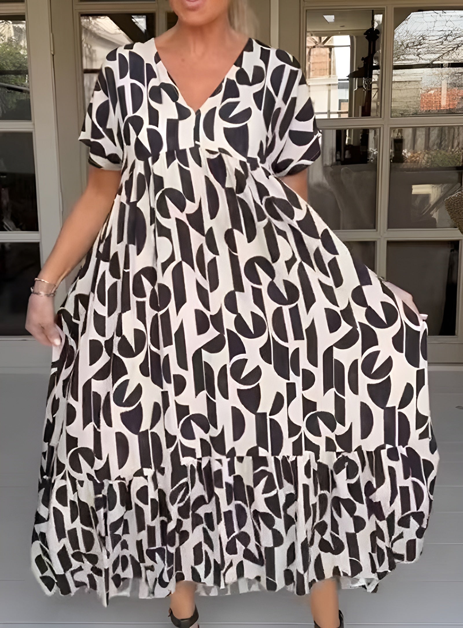 Colette | Robe fluide à col V