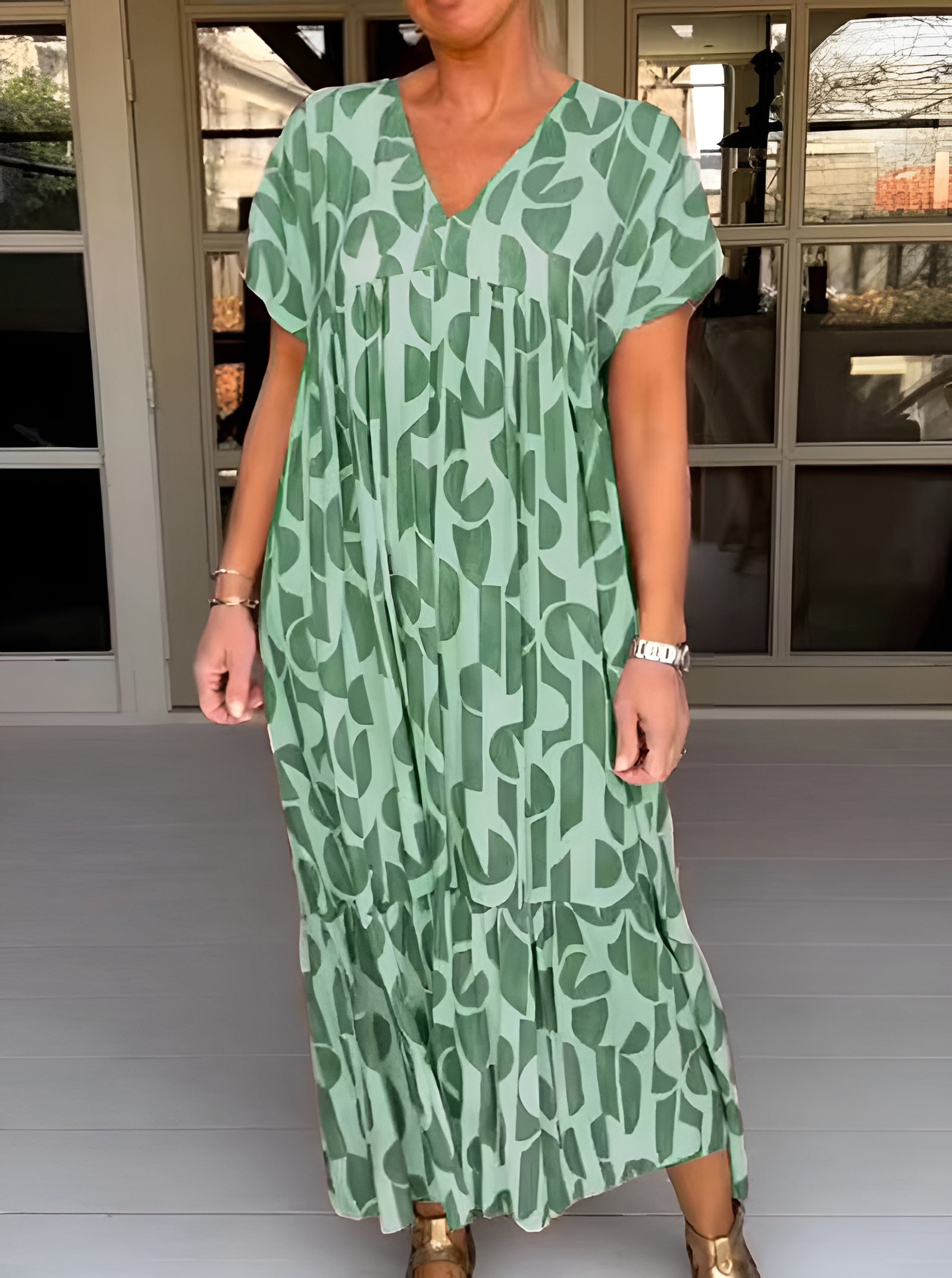 Colette | Robe fluide à col V