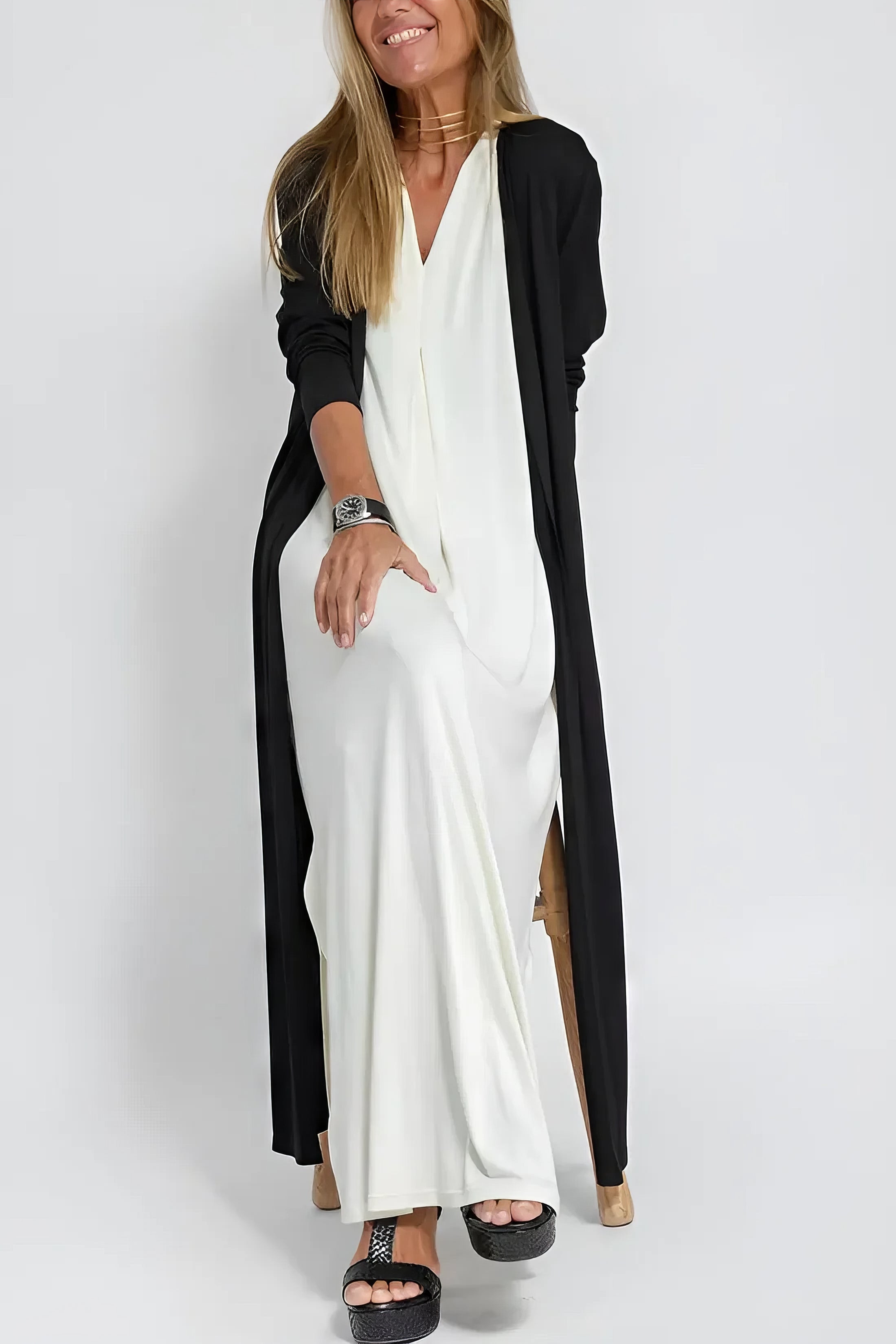 Claire | Robe longue élégante